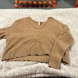 Beige cashmere long sleeve